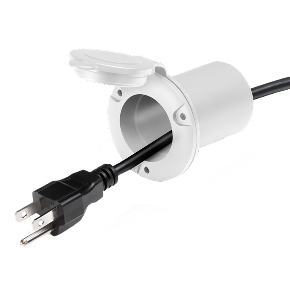 Guest 150PHW AC Universal Plug Holder, White
