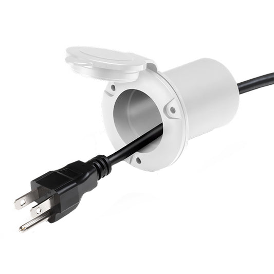 Guest 150PHW AC Universal Plug Holder, White