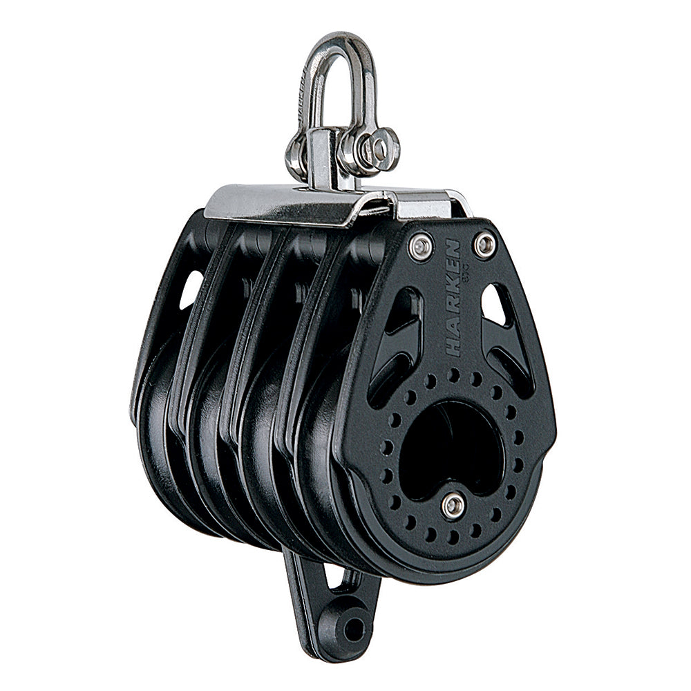 Harken HSB380 57mm Quad Swivel Block with Center Becket