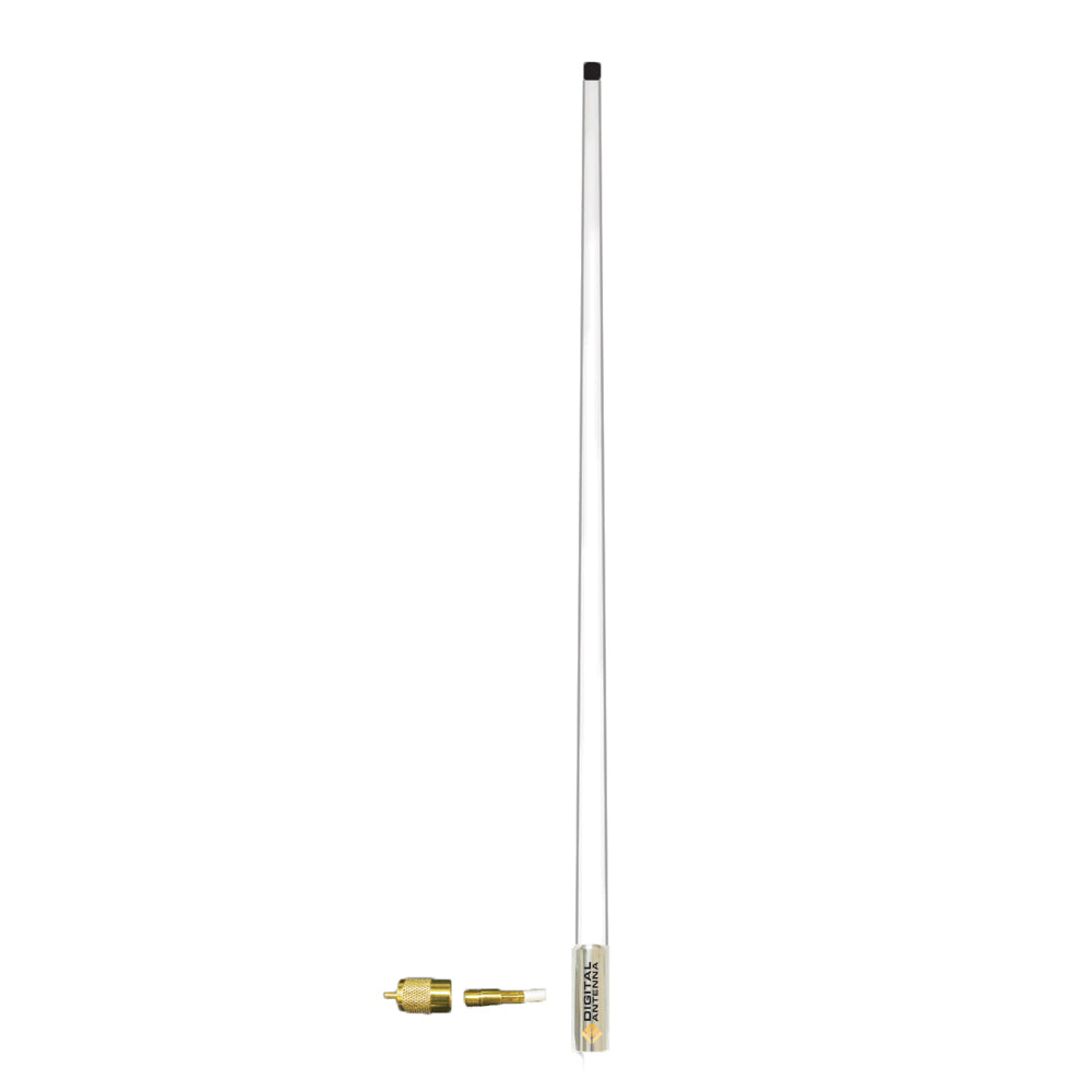 Digital Antenna 992-MW-S 8-Foot Wide Band VHF Marine Antenna with 20-Foot Cable