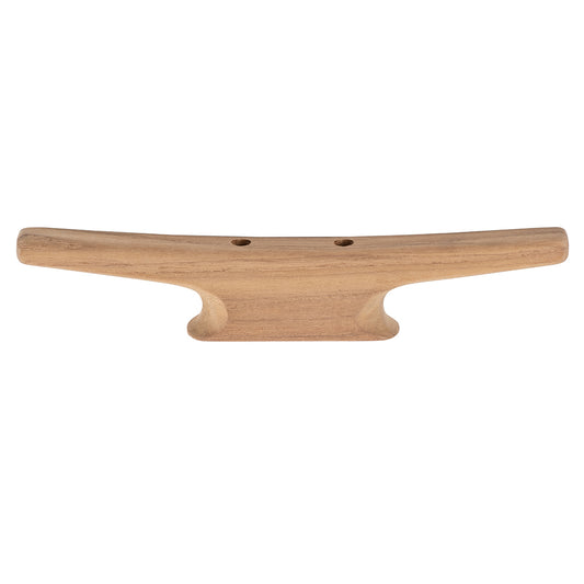 Whitecap 60404 10-Inch Teak Cleat for Boats, RVs, Homes, Garages and Sheds