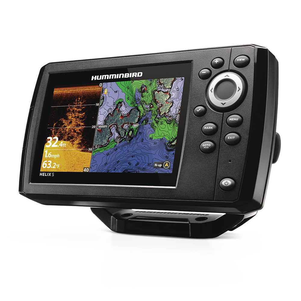 Humminbird HELIX 5 CHIRP DI GPS G3 Fish Finder with 5-Inch Color Display, Dual Spectrum Sonar, Internal GPS & AutoChart Live