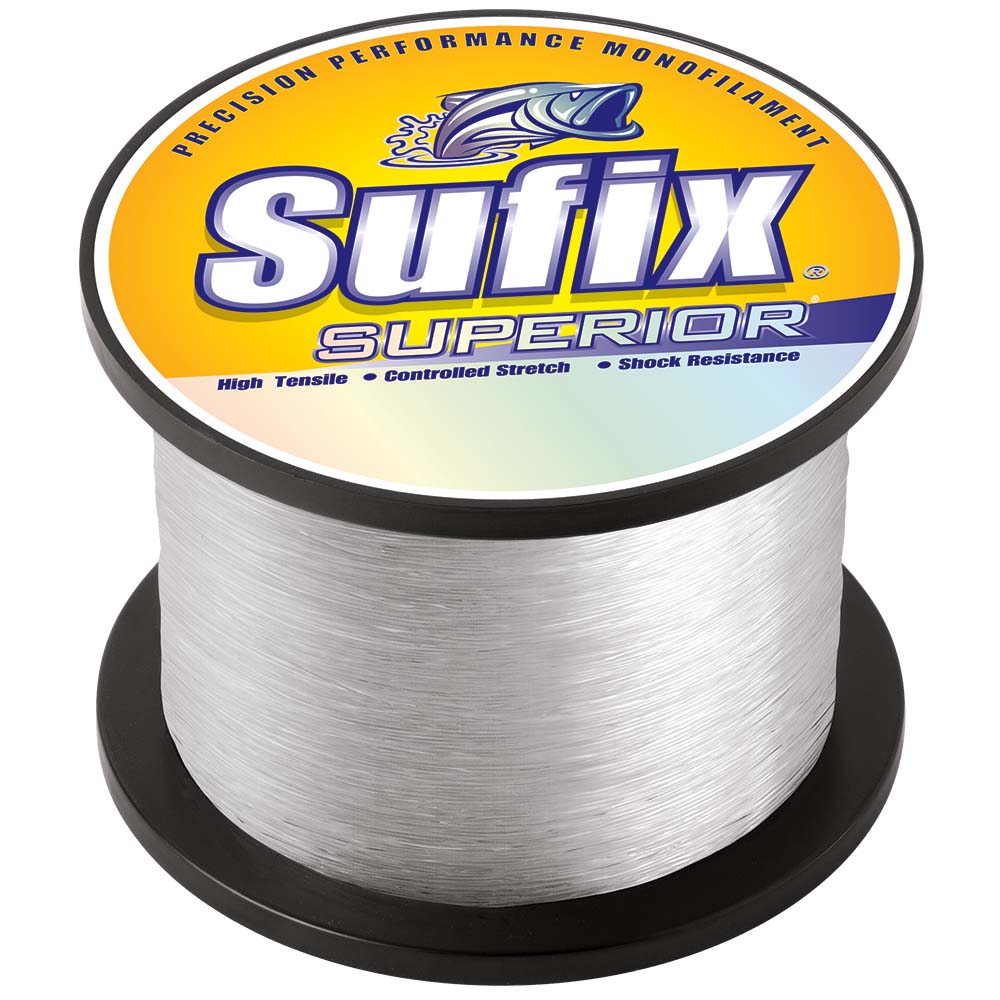 Superior Clear Monofilament - 6lb - 2155 yds