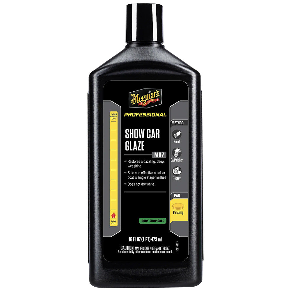 Meguiar's Mirror Glaze Professional Show Car Glaze M0716, 16 oz Pure Polish