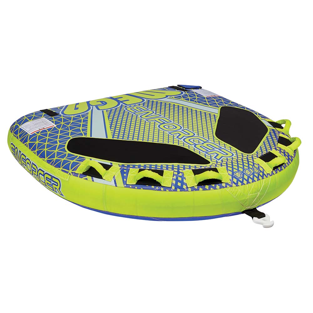 Full Throttle Mega Enforcer 3-Rider Towable Tube, Yellow, Part Number 302200-300-003-21