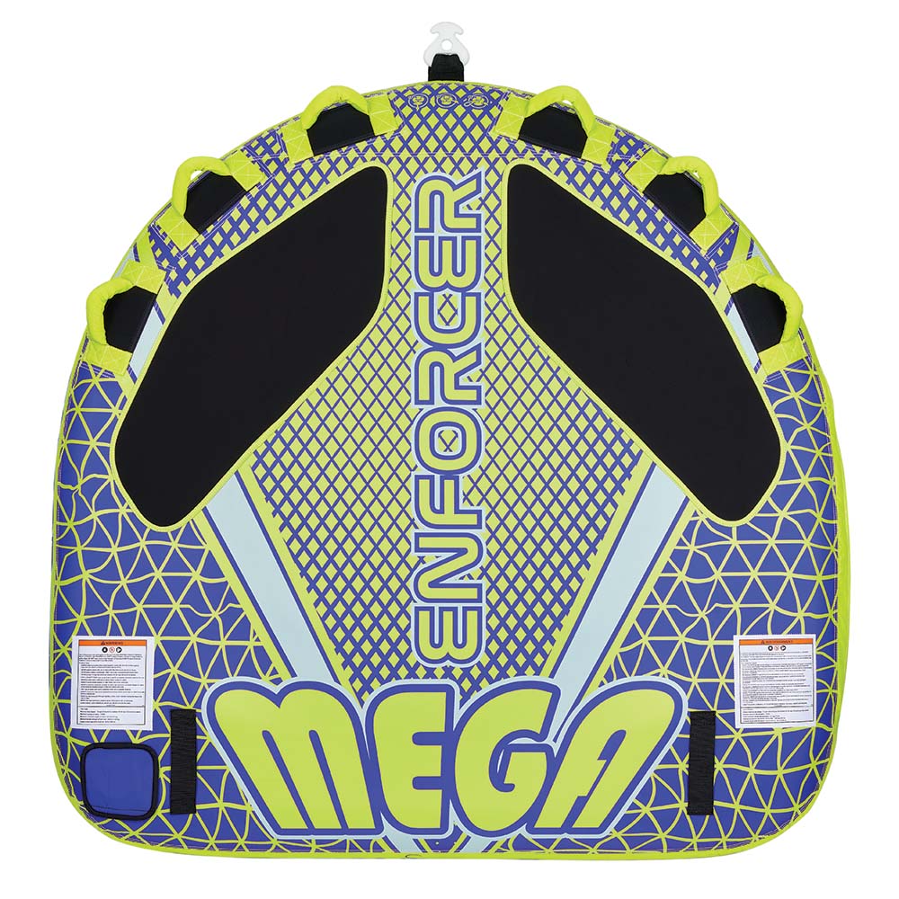 Full Throttle Mega Enforcer 3-Rider Towable Tube, Yellow, Part Number 302200-300-003-21