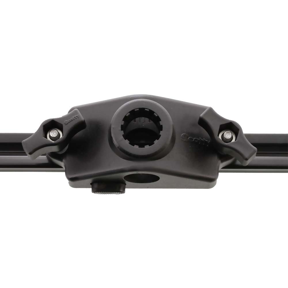 Scotty 0343-BK Locking Gunnel Track Mount for Boats