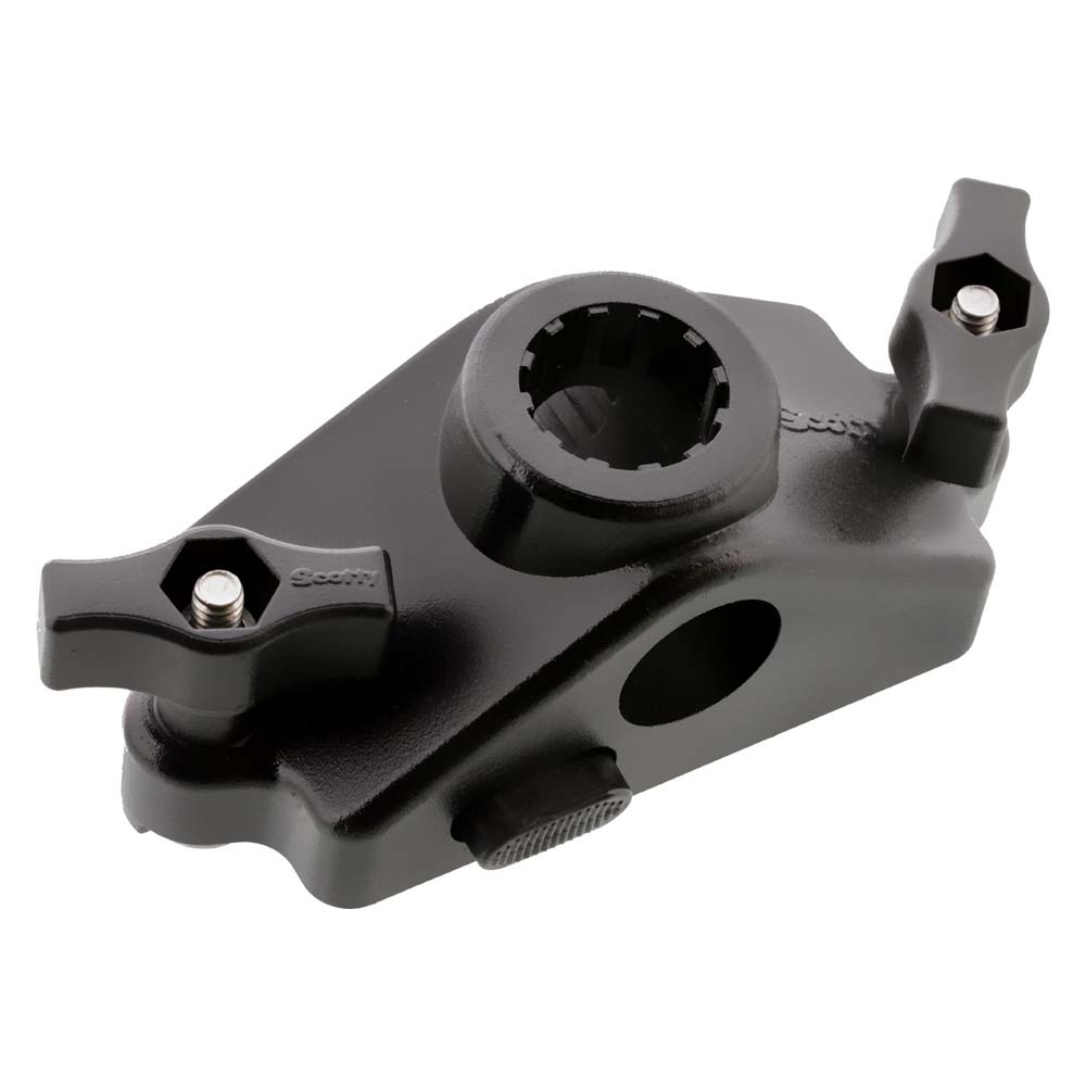 Scotty 0343-BK Locking Gunnel Track Mount for Boats
