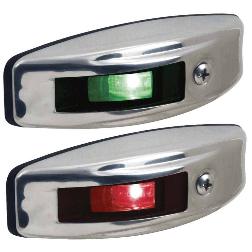 Perko 12V LED Side Light, Stainless Steel, 2-Mile Visibility – 0618000STS