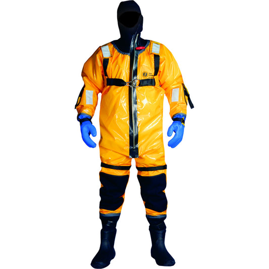 Mustang Survival Ice Commander Rescue Suit - Gold - Adult Universal for Ice Rescue and Water Safety