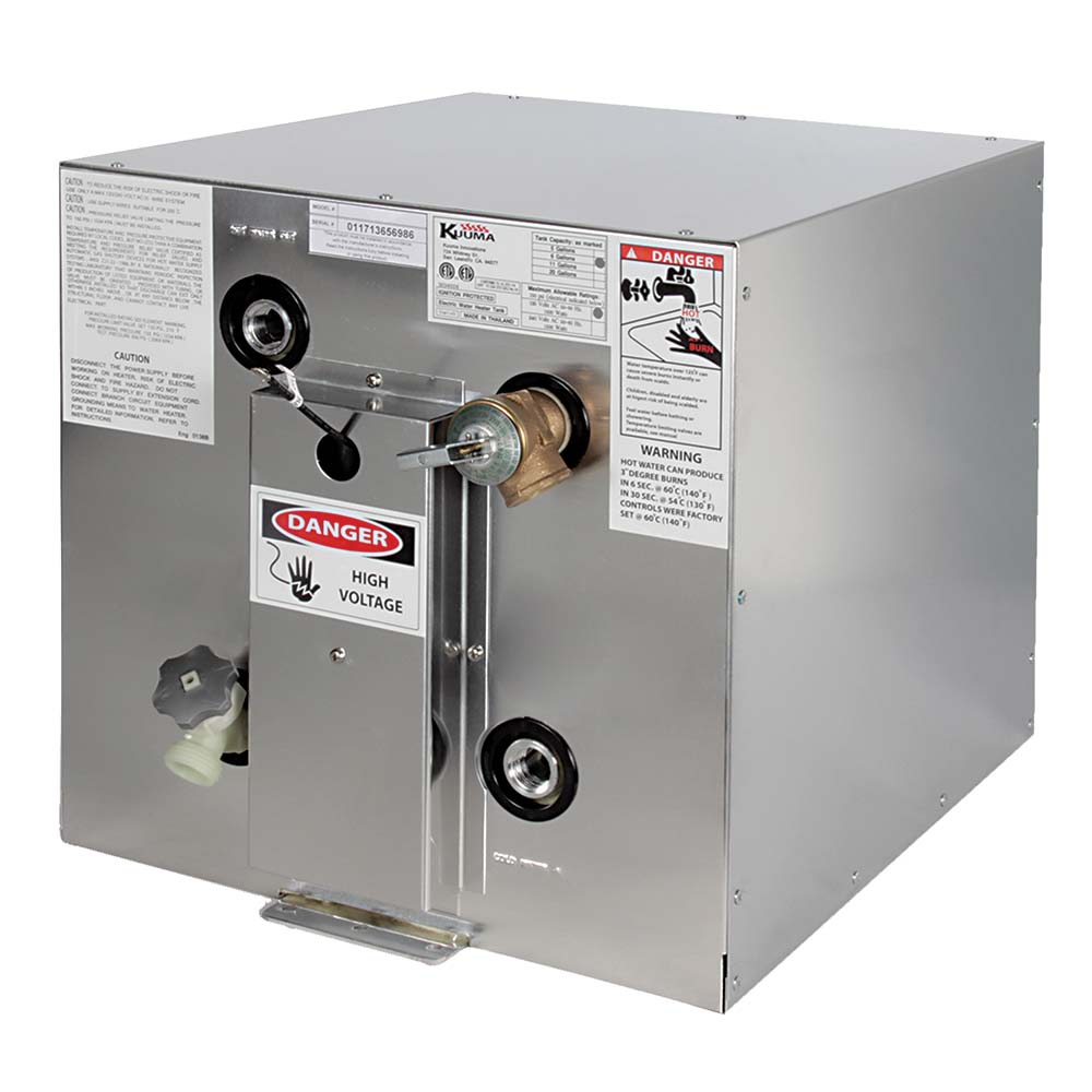 Kuuma Products 11812 6-Gallon Water Heater – 120V Marine-Grade Electric Water Heater with Corrosion-Resistant Aluminum Construction