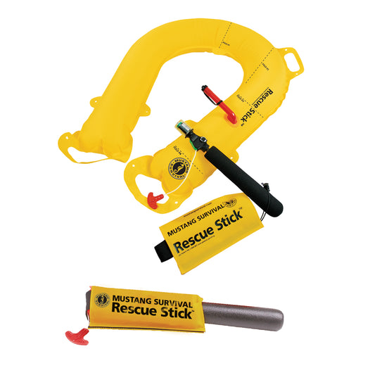 Mustang Survival Rescue Stick MRD100-0-0-101 Portable Flotation Device for Water Rescue