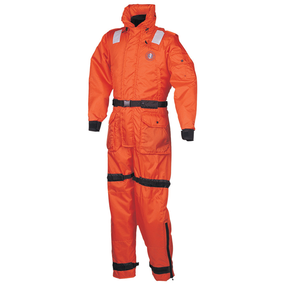Mustang Survival MS2175 Deluxe Anti-Exposure Coverall & Flotation Work Suit, Orange, Medium