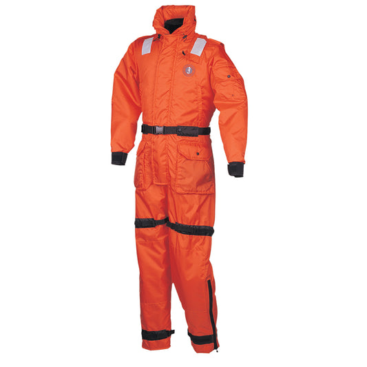 Mustang Survival MS2175 Deluxe Anti-Exposure Coverall & Flotation Work Suit, Orange, Medium