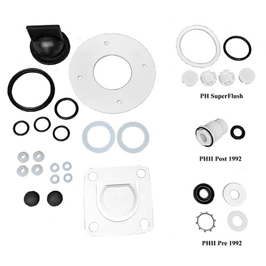 Raritan PH & PHII Universal Repair Kit PHRKIIU for Raritan Marine Heads