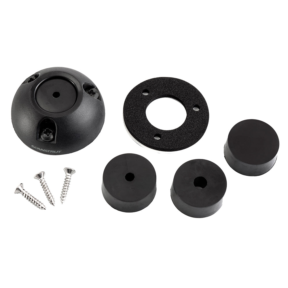 Scanstrut DS21A-P-BLK-3 Vertical IP68 Waterproof Cable Seal, Black, 3-Pack