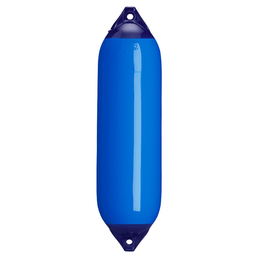 Polyform U.S. F-6 Twin Eye Fender 11" x 42" - Blue for 35-50 ft Boats