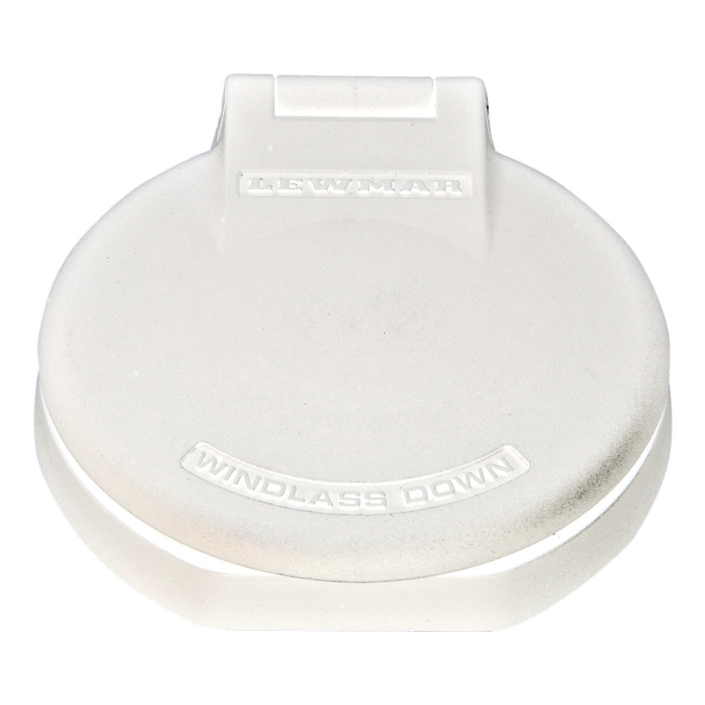Lewmar Deck Foot Switch - Windlass Down - White Plastic (Part #68000918)