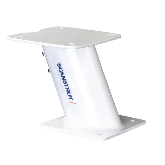 Scanstrut APT-250-02 Aluminum PowerTower Radar Mount — 10-Inch Aft Leaning Marine Radar Support
