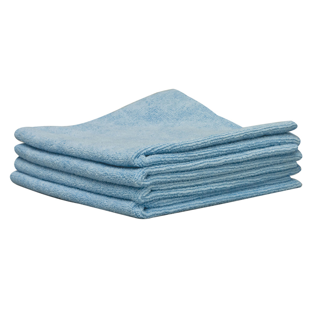 Presta Edgeless Microfiber Cloths, 5-Pack, Light Blue, Part Number 800137CS