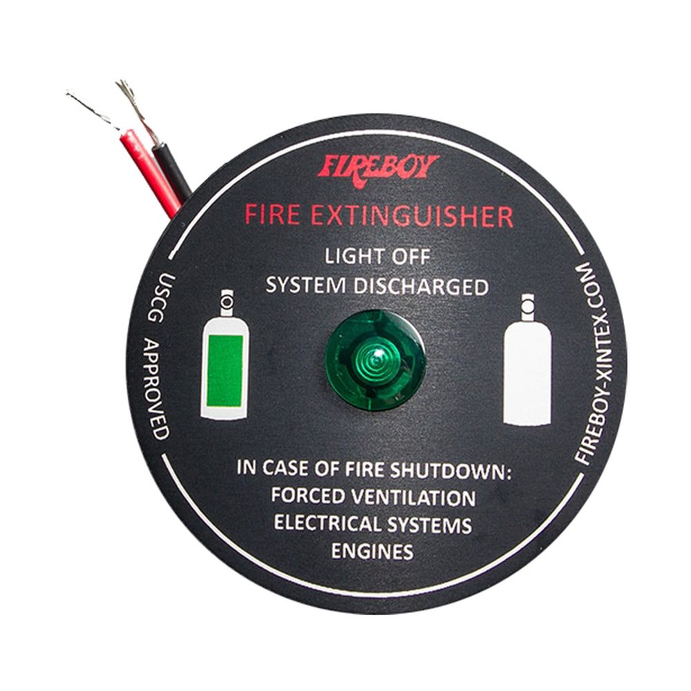 Fireboy-Xintex System Ready Panel Warning Light 90107 for MA2, CG2 and GA Fire Suppression Systems