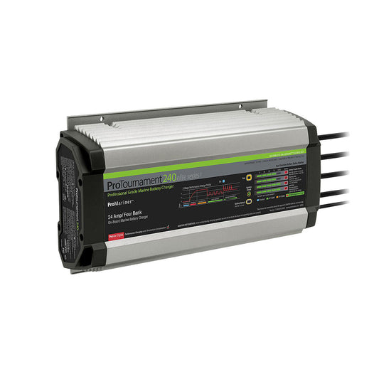ProMariner ProTournament 240 Elite Series3 4-Bank On-Board Marine Battery Charger, Part 53244