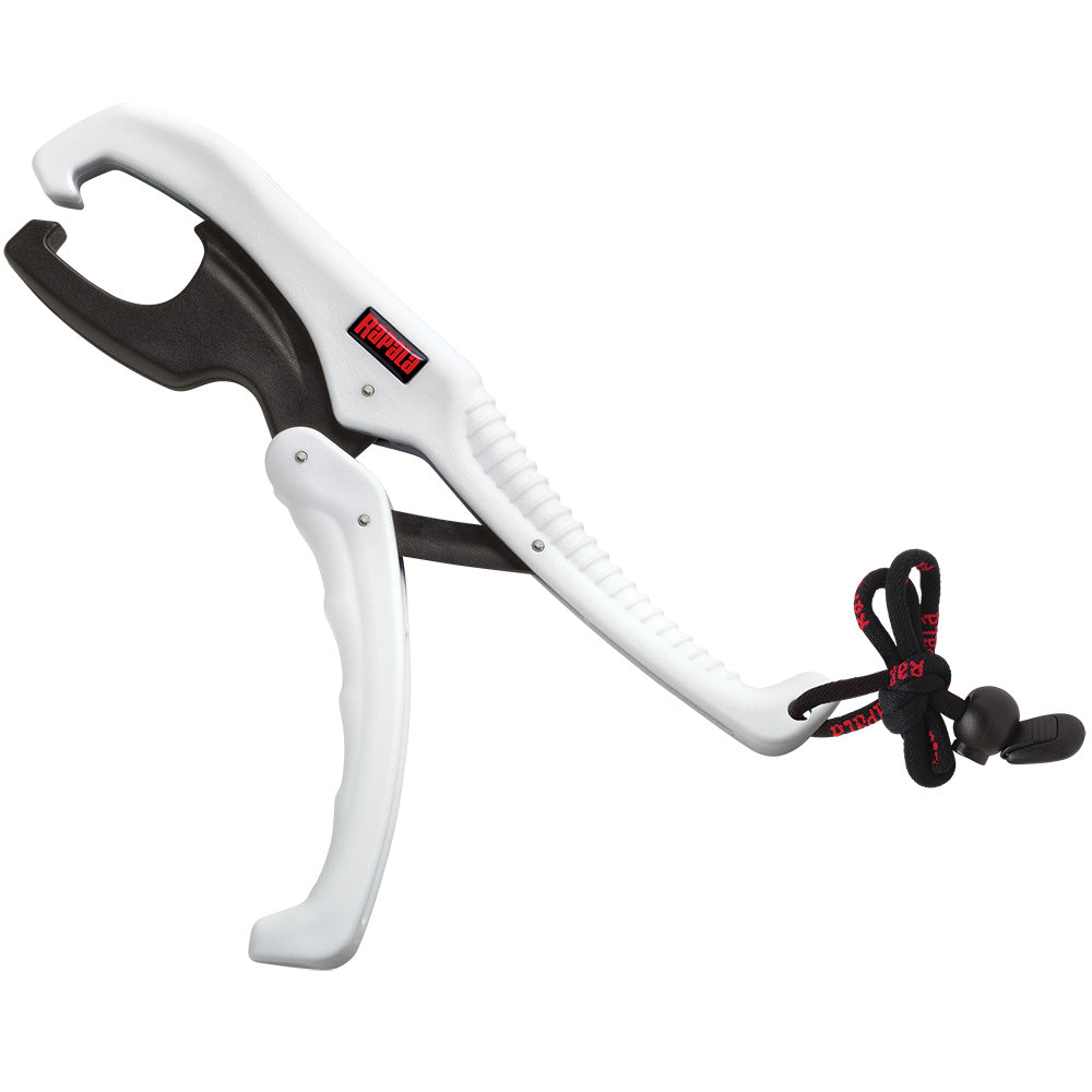 Rapala Floating Fish Gripper 9-Inch, RFFG9 One-Hand Fish Handling Tool with Wrist Lanyard