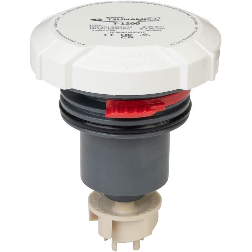 Attwood Marine Replacement Cartridge for Tsunami 1200 MK2 – 1200 GPH Bilge and Aerator Pump Part #5624-6