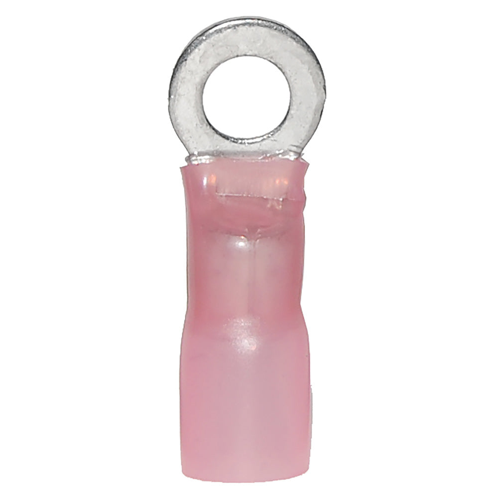 Ancor 321425 Heat Shrink Ring Terminals, #8 Stud, 1/4-Inch, 25-Pack