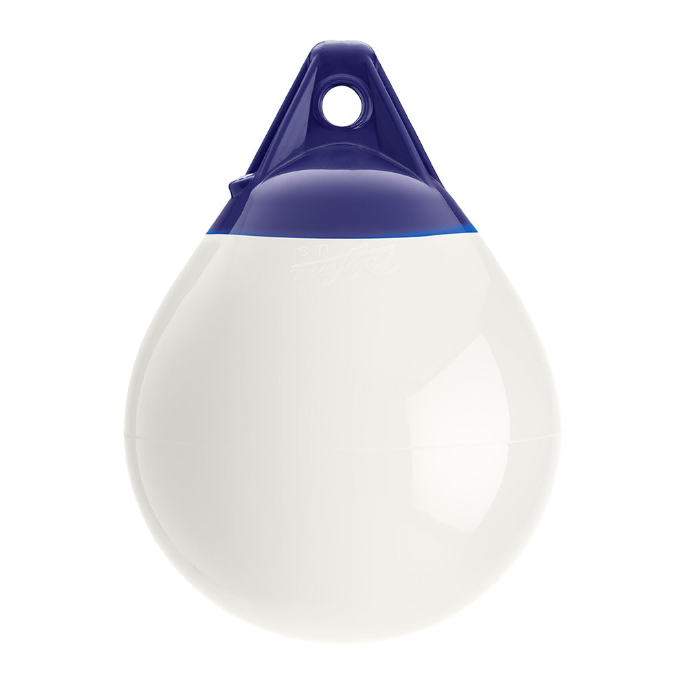 Polyform U.S. A-Series A-0 Buoy - 8-Inch Diameter White with Heavy-Duty Rope Hold