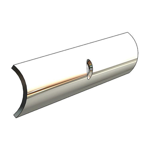 TACO Marine Hollow Back 304 Stainless Steel Rub Rail Insert – 3/4 Inch x 6 Feet for Marine Applications
