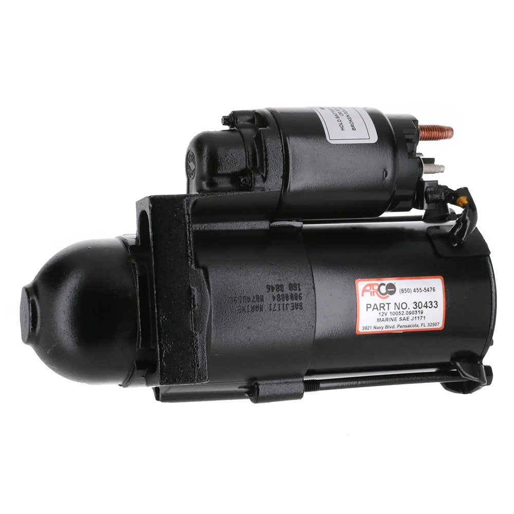 ARCO Marine 30433 Standard Duty Inboard Starter with Gear Reduction for GM Marine Engines