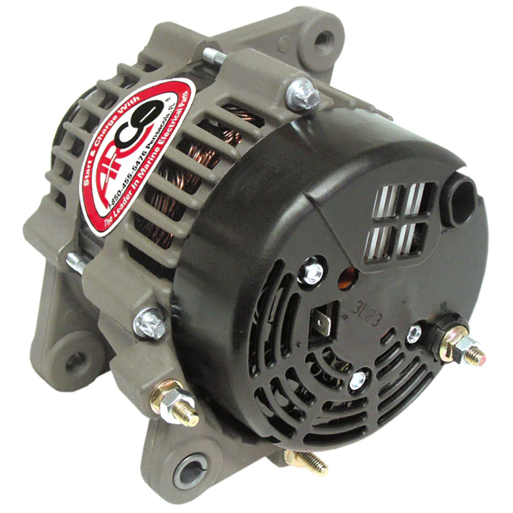 ARCO Marine Premium Replacement Alternator with 65mm Multi-Groove Pulley - 12V 70A for Mercruiser Engines
