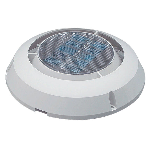 Marinco MiniVent 1000 Solar-Powered Boat Exhaust Vent, 3-Inch, White ABS, N20020