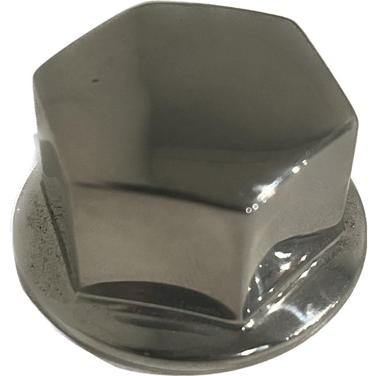 Uflex USA M12 Chrome Wheel Nut for Uflex Steering Wheels – Durable and Easy to Install
