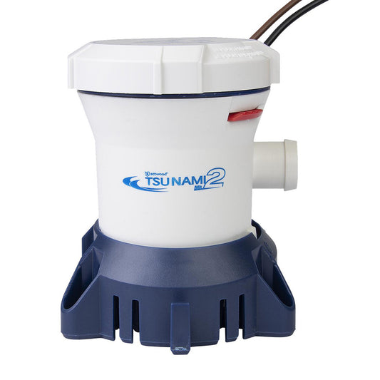 Attwood Marine Tsunami MK2 Manual Bilge Pump T800 - 800 GPH, 24V for Reliable Boat Bilge Safety