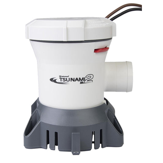 Attwood Marine Tsunami MK2 Manual Bilge Pump T1200 - 1200 GPH, 24V with Patented X-Air Impeller, Easy Installation