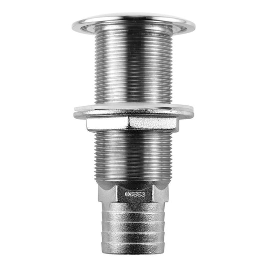 Attwood Marine Stainless Steel Scupper Valve Barbed - 1-1/2" Hose Size for Marine Applications