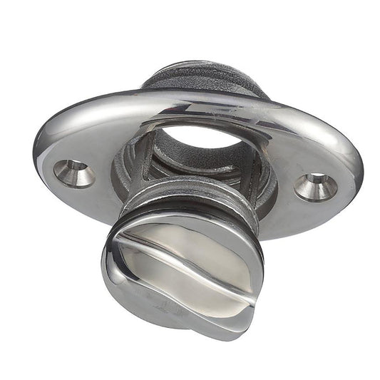 Attwood Marine Stainless Steel Garboard Drain Plug - 7/8" Diameter for Marine Stern Drive Maintenance