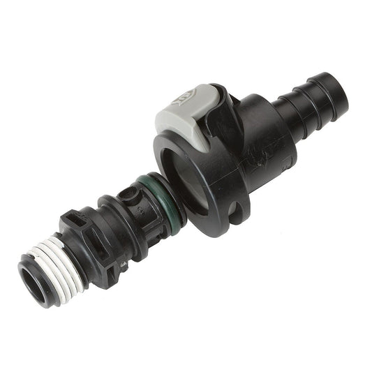 Attwood Marine 8838US6 Universal Sprayless Fuel Connector, Male and Female, 3/8-Inch Fuel Lines