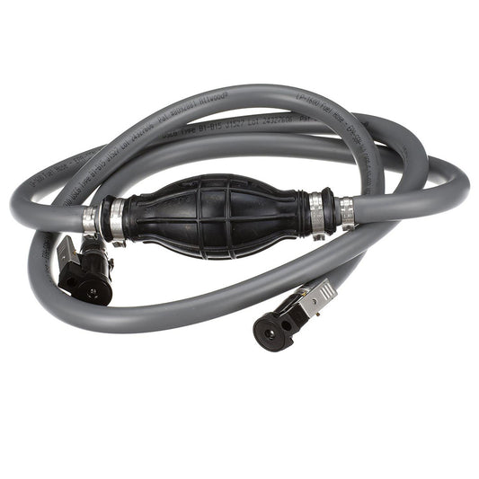Attwood Marine 93806ELP7 Johnson/Evinrude Fuel Line Kit, 3/8-Inch x 6 Feet, No Tank Fitting