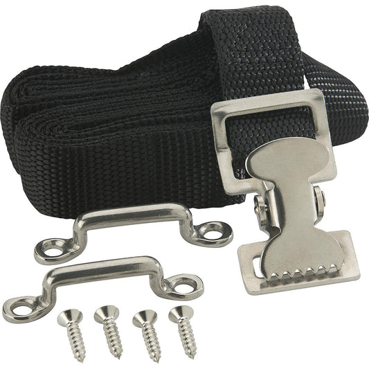 Attwood Marine Fuel Tank Strap Set, 72-Inch Nylon Strap for 12-Gallon Tanks, 11512-3