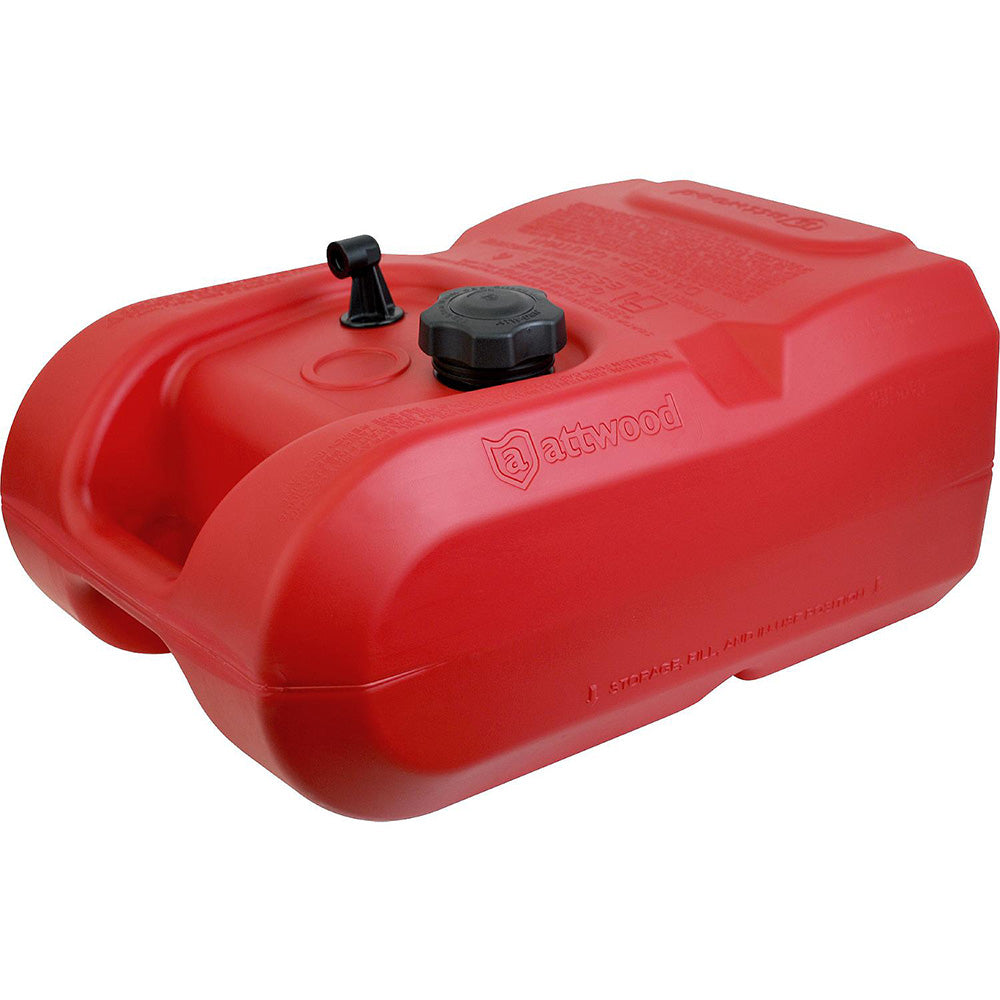 Attwood Marine 8803LP2 Portable 3-Gallon Marine Fuel Tank Without Gauge