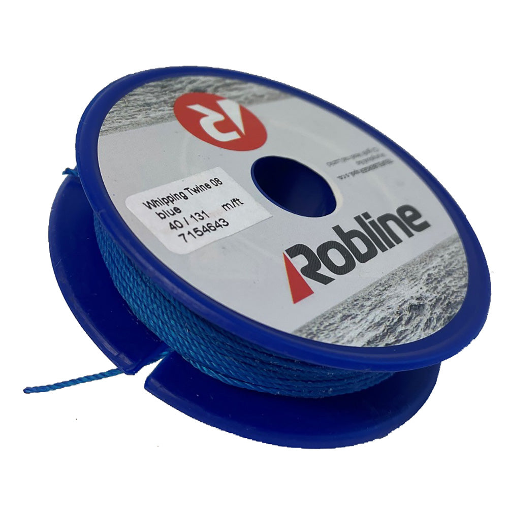 Robline TYN-08BLUSP Waxed Whipping Twine, 0.03 in. x 131 ft., Blue Polyester