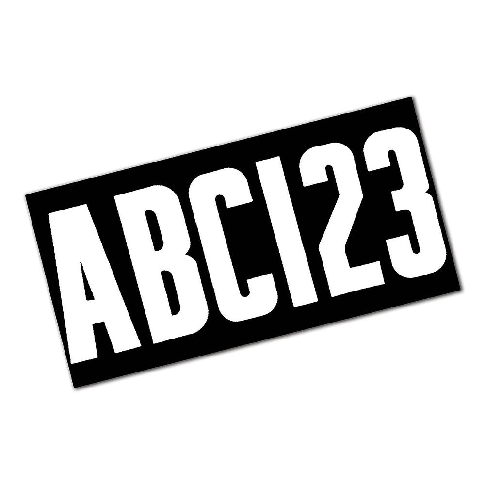 Attwood Marine White Letter & Number Kit - Part 14141-7 for Marine and Boat Signage