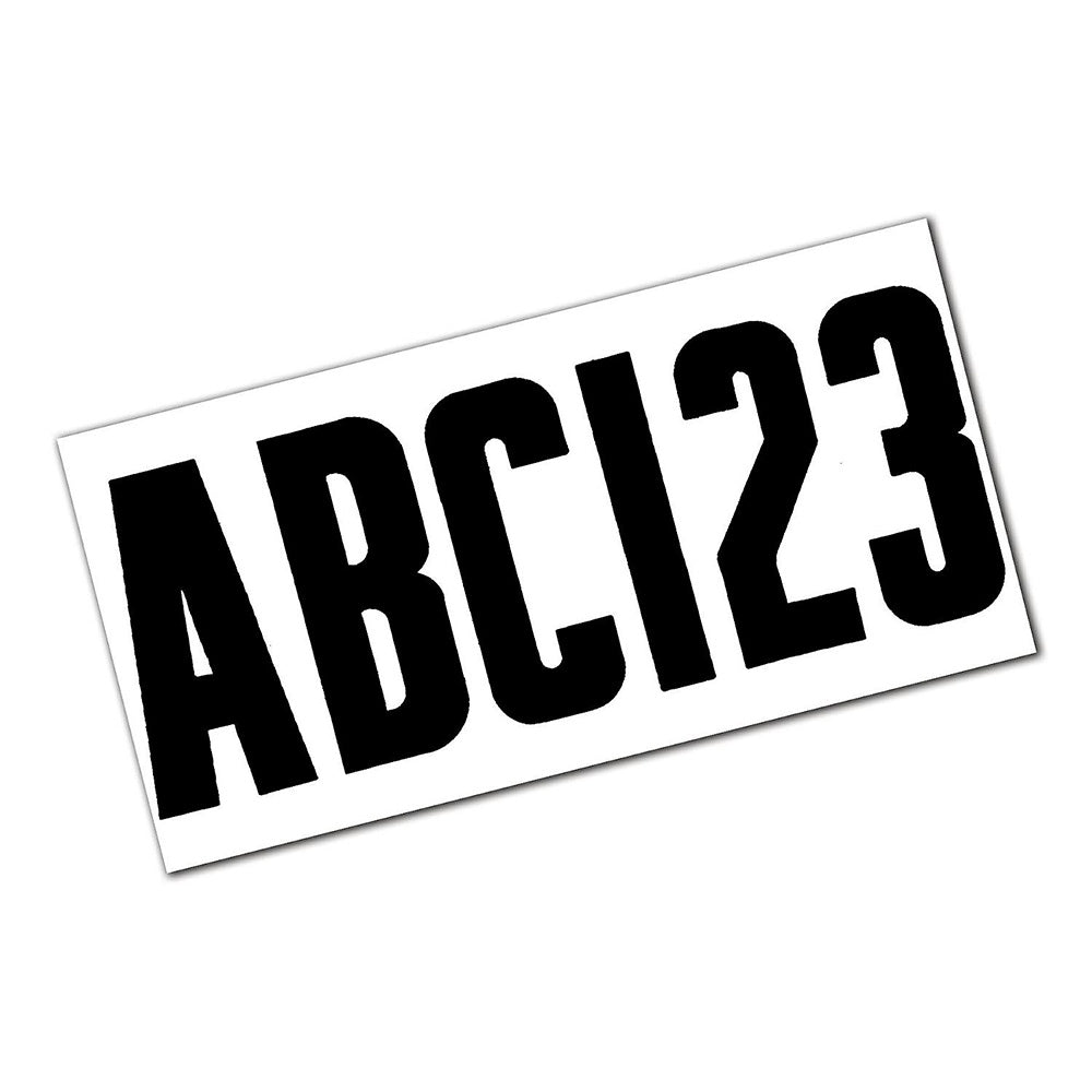 Attwood Marine Letter & Number Kit - Black, Part 14142-7
