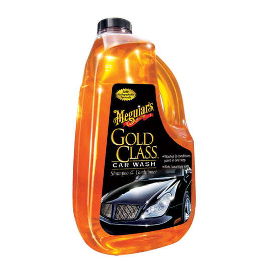 Meguiar's Gold Class Car Wash Shampoo & Conditioner G7164, 64 oz. Liquid