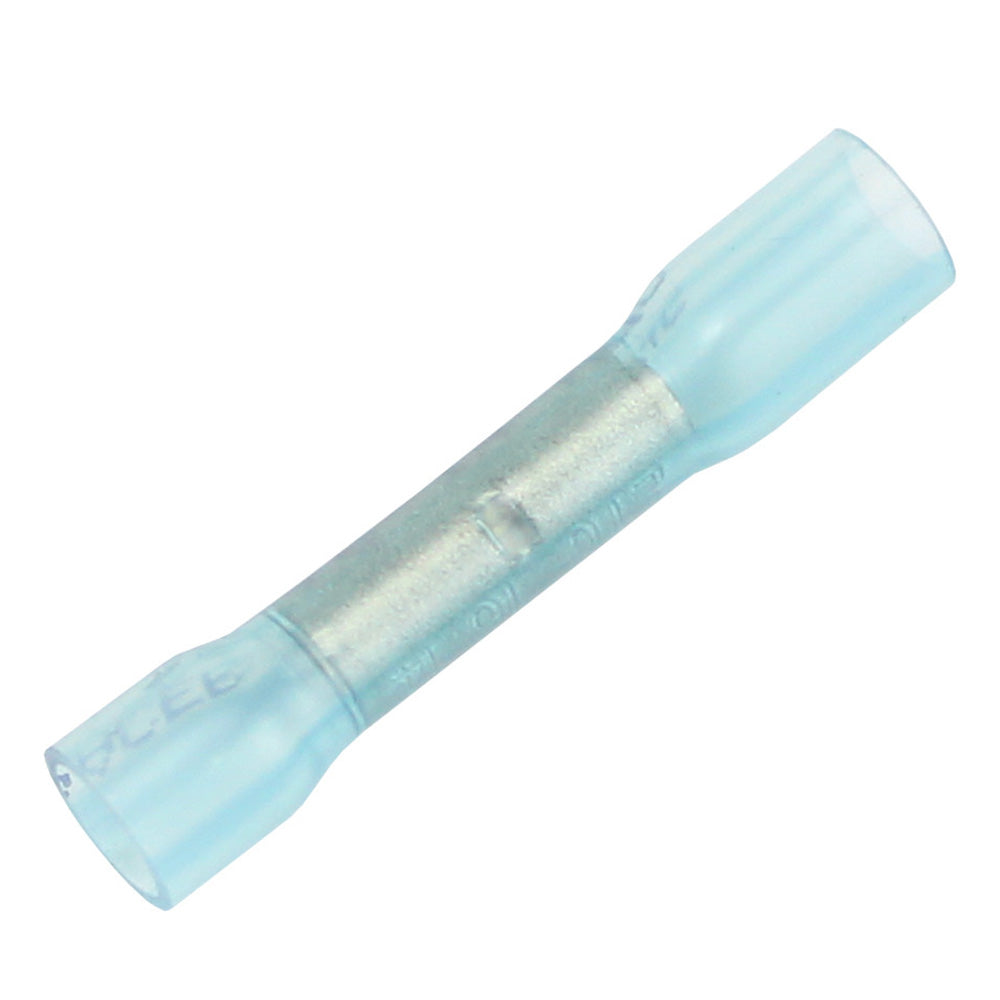 Pacer TBSE14-25 16-14 AWG Heat Shrink Butt Connectors, Blue, 25 Pack