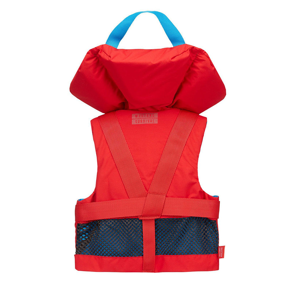 Mustang Survival Lil' Legends Youth Foam PFD - Imperial Red - Comfortable and Secure Fit for Young Water Enthusiasts