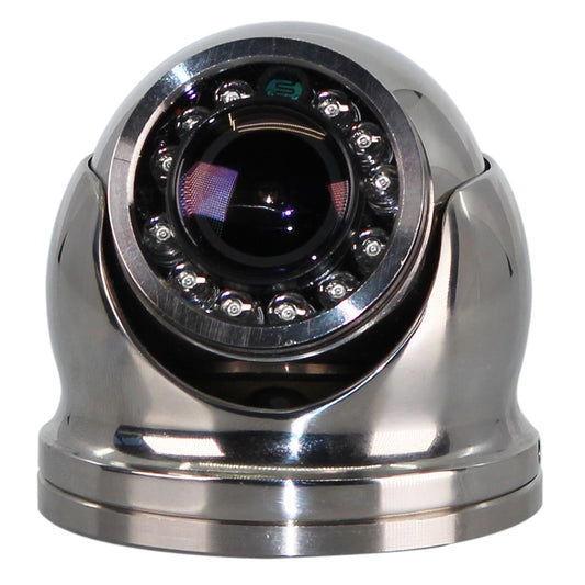 Iris Innovations IRIS-S460-36 Marine-Grade 3MP IP Mini Dome Camera with 80-Degree HFOV and 316 Stainless Steel Housing